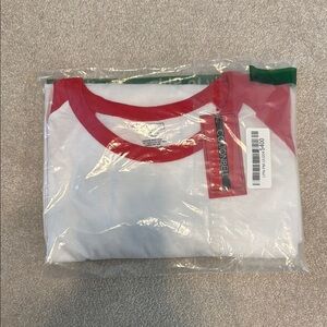 Women’s Red and White T-Shirt